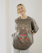 Bad Company Earls Court Charcoal Thrifted Distressed Tee