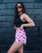 Pink Cowboy Hat Shorts