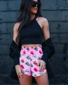Pink Cowboy Hat Shorts