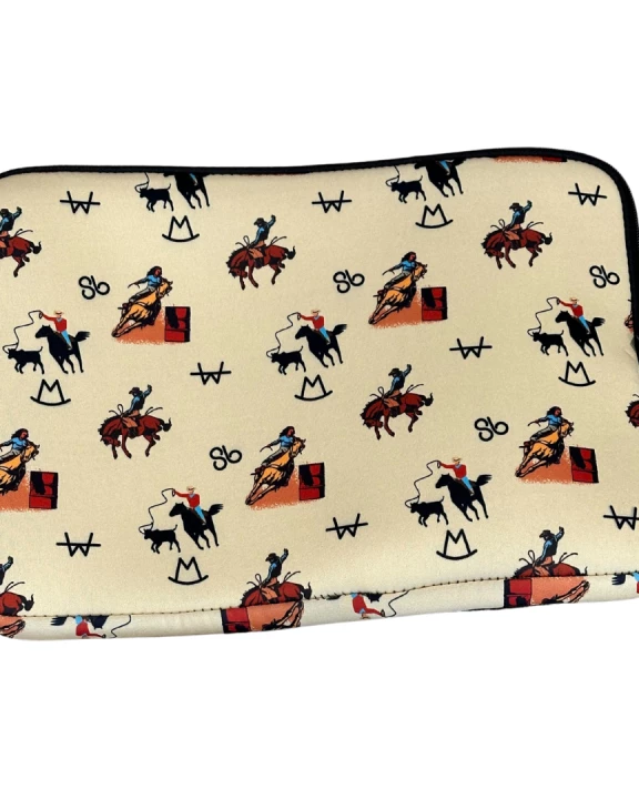 Vintage Cowboy Laptop Case