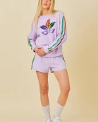 Mardi Grass Sequin Top