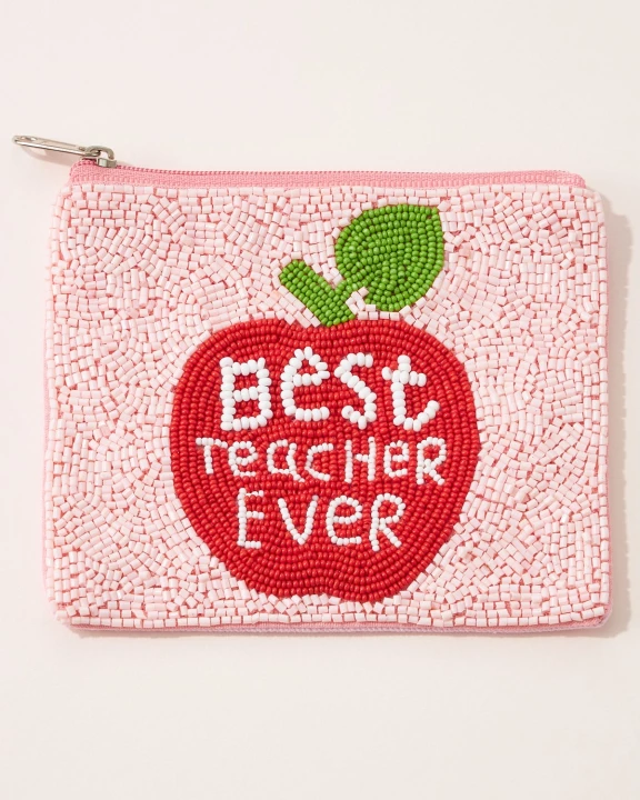 "Best Teacher Ever"  Coin Pouch