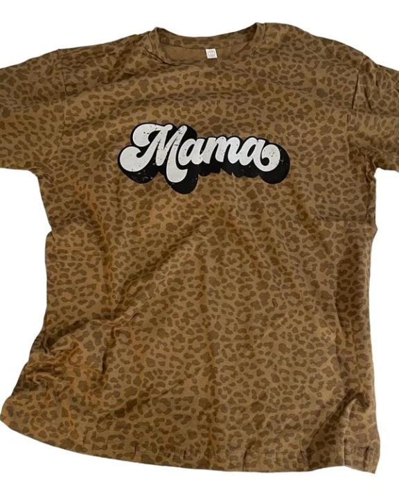 Mama Groovy Leopard Tee