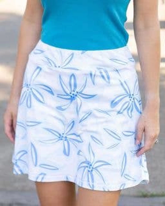 Skort Hamptons Tiki Time White XS