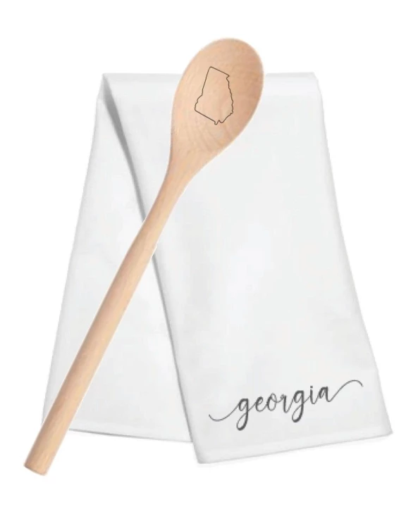 Tea Towel/Spoon Set Georgia