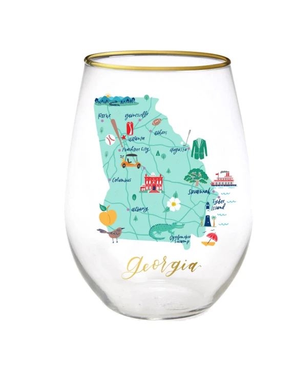 Georgia Stemless Wine Glass