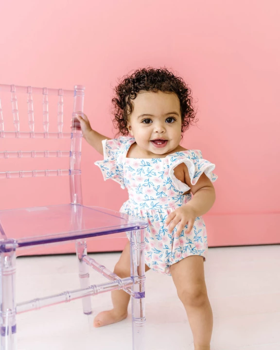 Emmy Romper in Spring Flowers