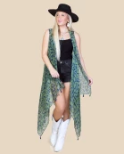 7894 - Leopard Vest