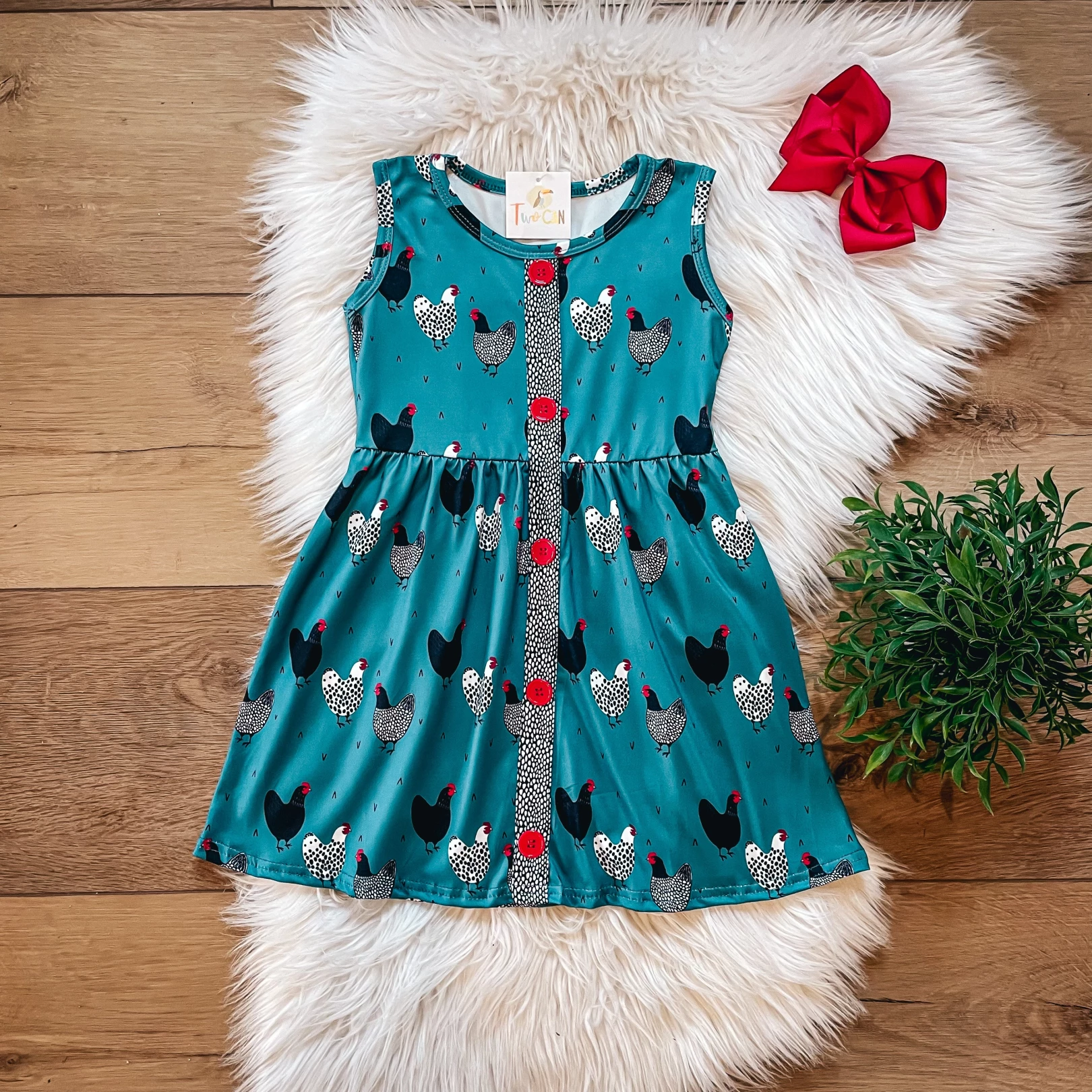 Chicken Coop Dress by TwoCan