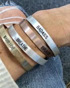 Choose your Word - Brushed Copper Cuff Wholesale