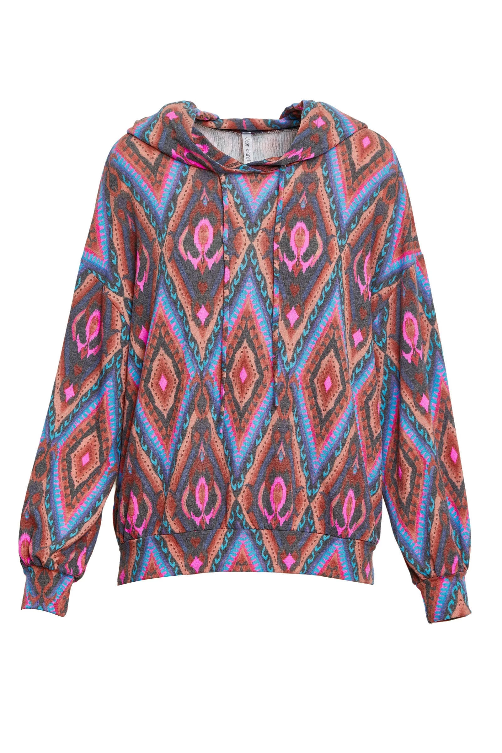 Fun Print Adjustable Hoodie