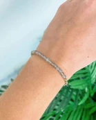 Semi Precious Beaded Stretch Bracelets