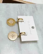 Shooting Star Hoop Earrings WATERPROOF Wholesale
