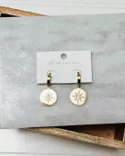 Shooting Star Hoop Earrings WATERPROOF Wholesale