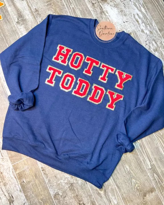 HOTTY TODDY Chenille Patch Sweatshirt