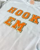 HOOK EM Chenille Patch Sweatshirt