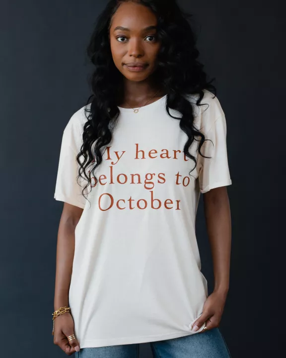 My Heart Belongs To October Tee