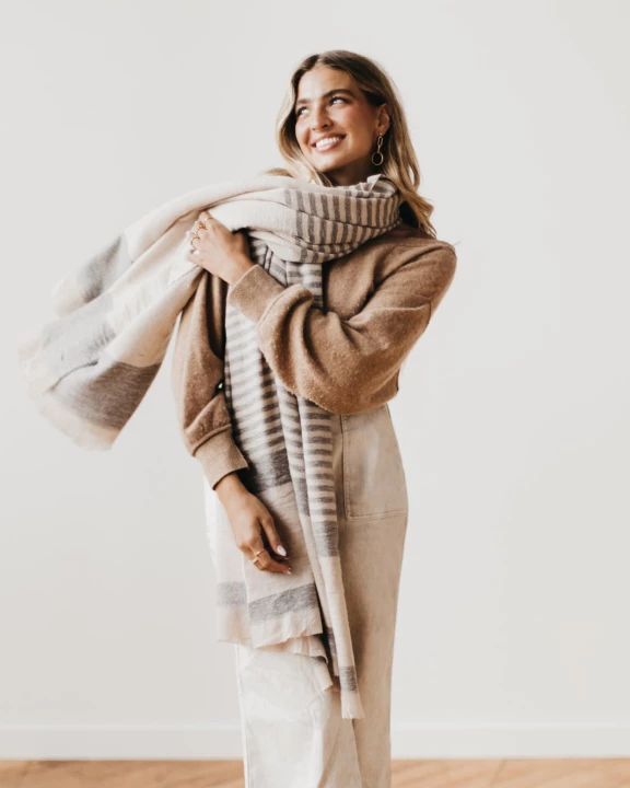 Long Weekend Striped Wrap