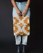 Cream & Camel Aztec Backpack