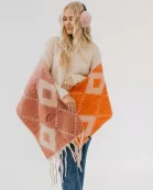 Diamond Fade Chunky Scarf Wholesale