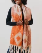 Diamond Fade Chunky Scarf Wholesale