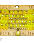 Beaded bracelet stack set, Austrian crystal