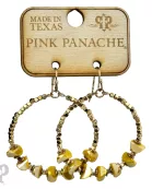 Stone circle earring, last call