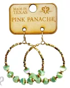Stone circle earring, last call