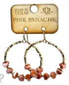 Stone circle earring, last call