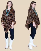 6381 - Leopard Poncho