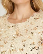 SLEEVELESS SEQUIN DRESS