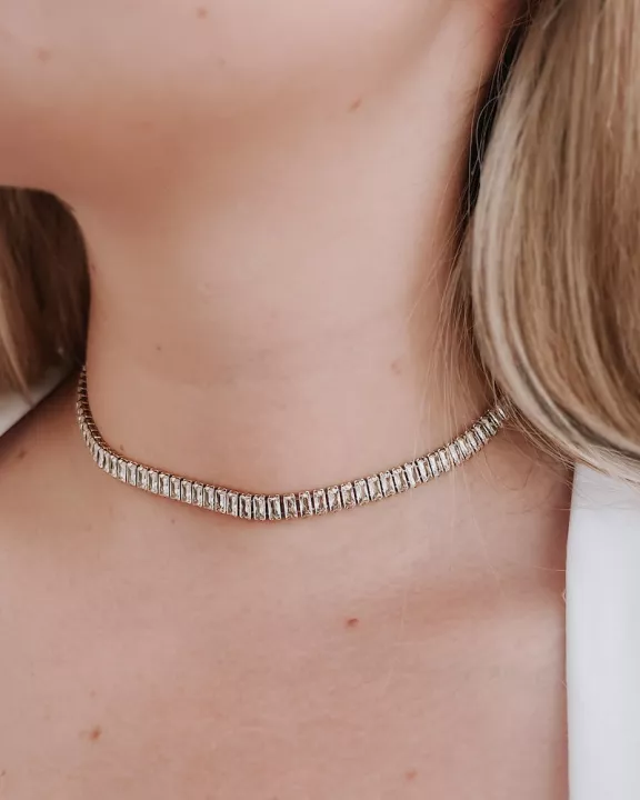 Dazed In Diamonds Choker Necklace - WATERPROOF Wholesale