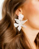 Flora Statement Earrings - Iridescent