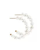 Tinsley Pearl Hoop Earrings