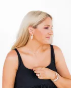 Tinsley Pearl Hoop Earrings