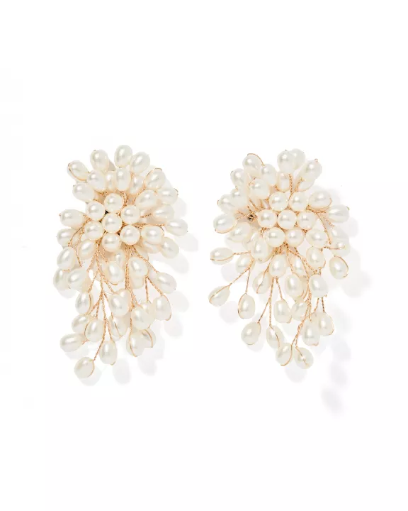 Ariel Pearl Statement Earrings