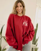 FSU Seminoles Lyric Puff Ink Maroon Sweatshirt