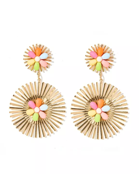 Fiona Statement Earrings - Multi