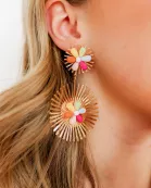 Fiona Statement Earrings - Multi