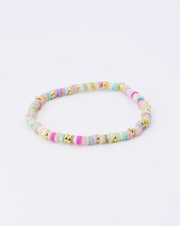 Dainty Pastel Beaded Bracelet