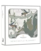 Mountain Moose and Hunter's Camo Newcastle Blanket