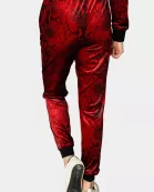 Meadow Velour Joggers - Lava Rock
