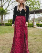 Bridget Maxi Skirt - Tigers Blood
