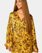 Gabriella Cocktail Dress - Tortoiseshell