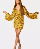 Gabriella Cocktail Dress - Tortoiseshell