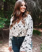 Ariana Kimono Sleeve Bodysuit - Madagascar