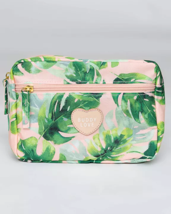 Floral Cosmetic Bag - Palm