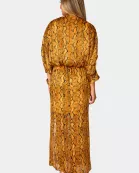 Jude Long Sleeve Maxi Dress - Snake Charmer
