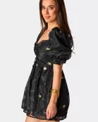 Colby Puff Sleeve Mini Dress - Koi