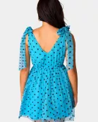 Melanie Tie-Shoulder Mini Dress - Mickey